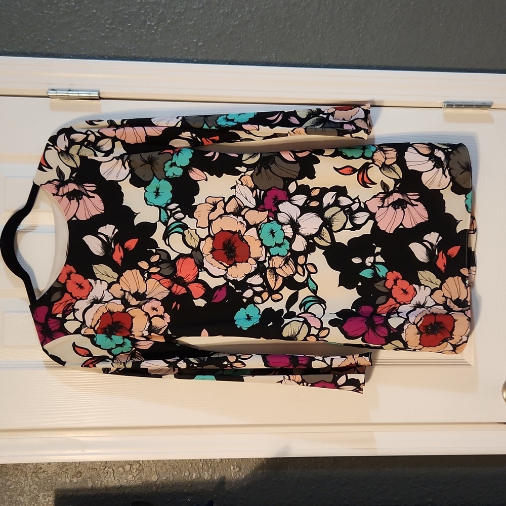 NWOT Express floral retro cutout mini dress.